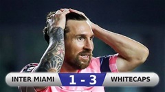 Kết quả Inter Miami 1-3 Vancouver Whitecaps (tổng tỷ số 1-5): Messi tan mộng vô địch